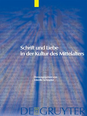 cover image of Schrift und Liebe in der Kultur des Mittelalters
